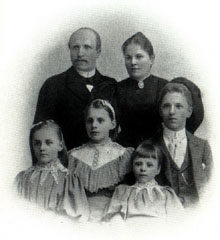 Foto Famile Paquet um 1895