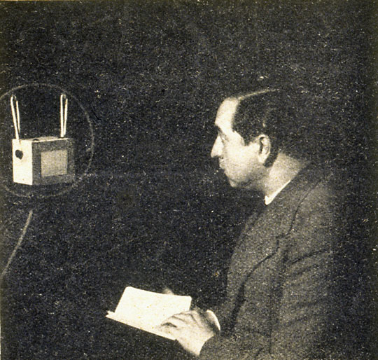 Alfons Paquet beim Rundfunk
